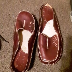 Clark's slip on loafers